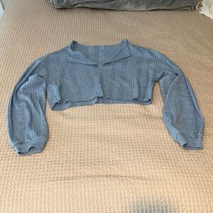 Cropped Baggy Sweater